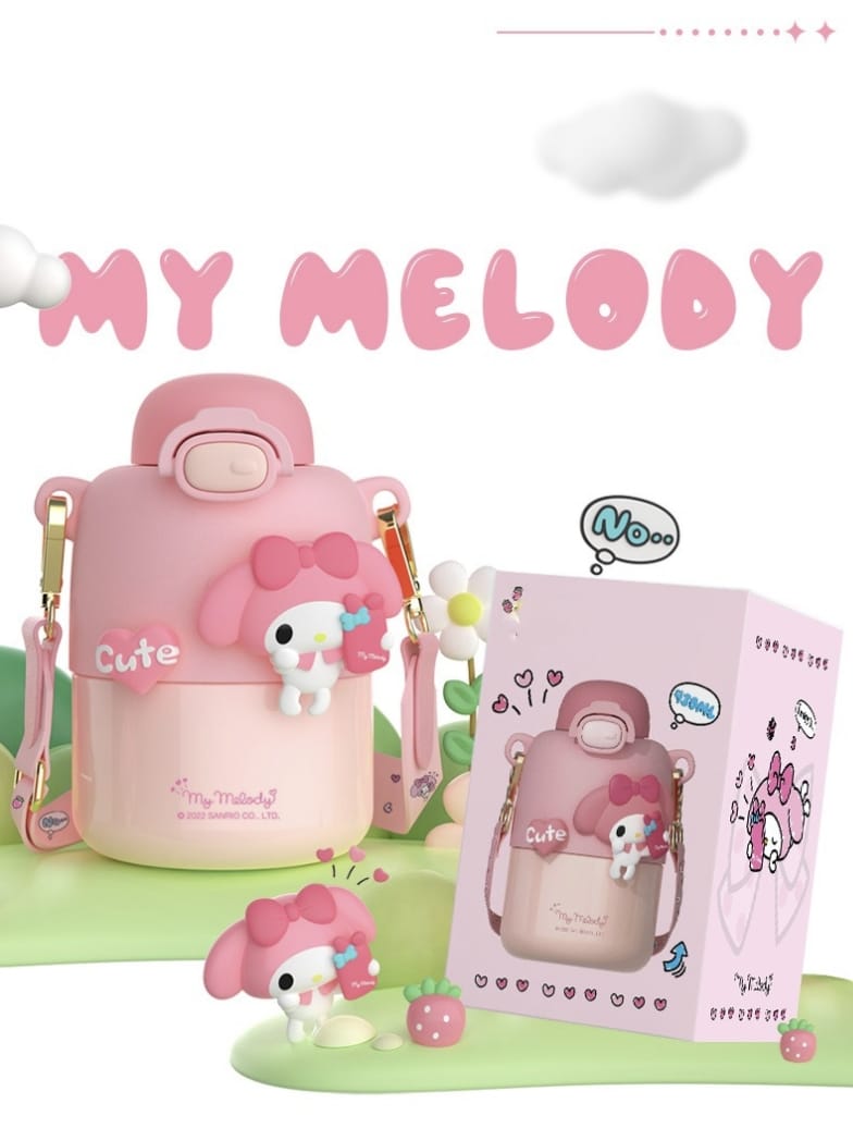My Melody Stainless Steel Water Bottle (430 ml)