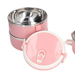 Load image into Gallery viewer, Stainnless Steel Three-Layered Lunch Box(2100ml).
