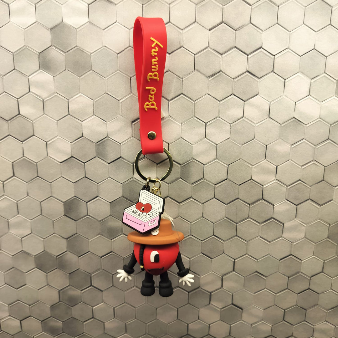 Bunny Heart Reaction Theme Keychain . - TinyBo