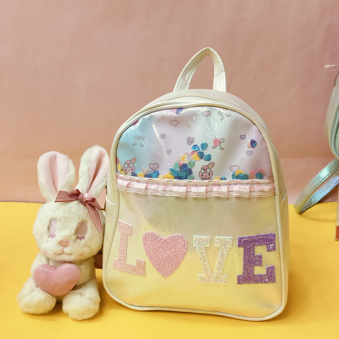 Printed Love Mini Backpack. - TinyBo