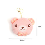 Load image into Gallery viewer, Sweet little teddy-bear 2 in 1 keychain &amp; pouch.
