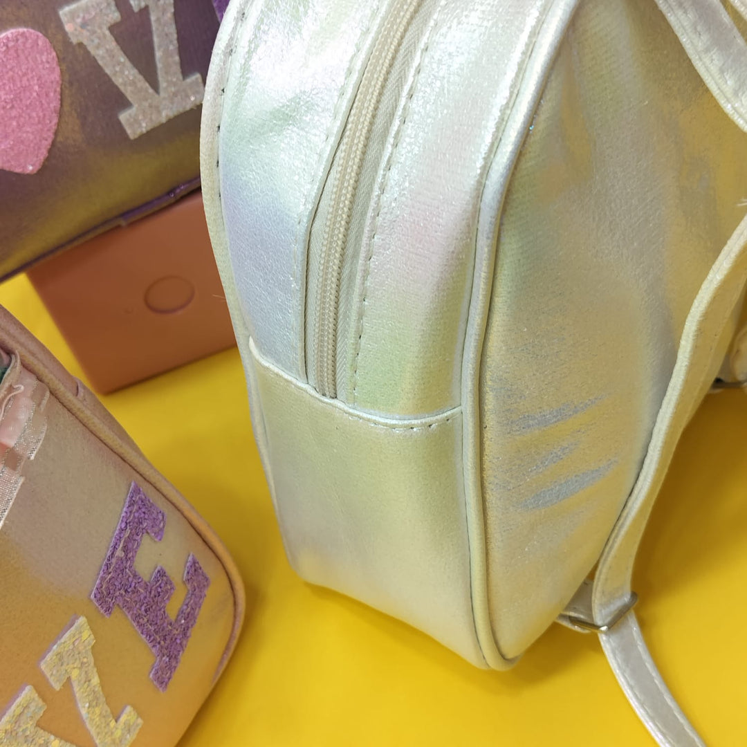 Printed Love Mini Backpack. - TinyBo