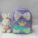 Load image into Gallery viewer, Mini Sequence Bow Backpack. - TinyBo
