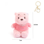 Load image into Gallery viewer, Sweet mini the pooh bear soft-toy keychain.
