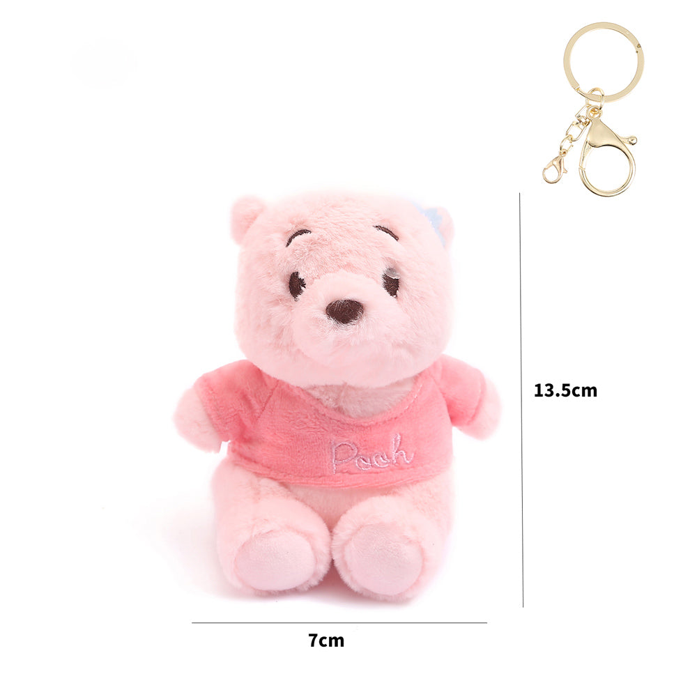 Sweet mini the pooh bear soft-toy keychain.