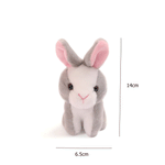 Load image into Gallery viewer, Sweet mini bunny keychain plush keychain. - TinyBo
