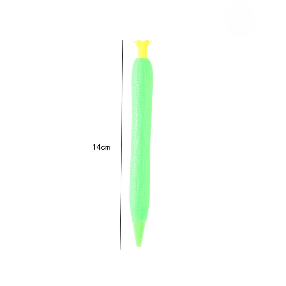 Cucumber Wearing A  Silicone Crawn  Mechanical Pencil.