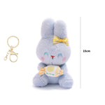 Load image into Gallery viewer, Bunny Cuddle Soft-Toy Keychain.
