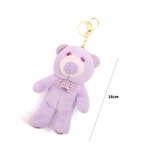 Load image into Gallery viewer, Teddy Bear Shape Plush Keychain. - TinyBo
