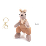 Load image into Gallery viewer, Mini Kangaroo Soft Toy Keychain. - TinyBo
