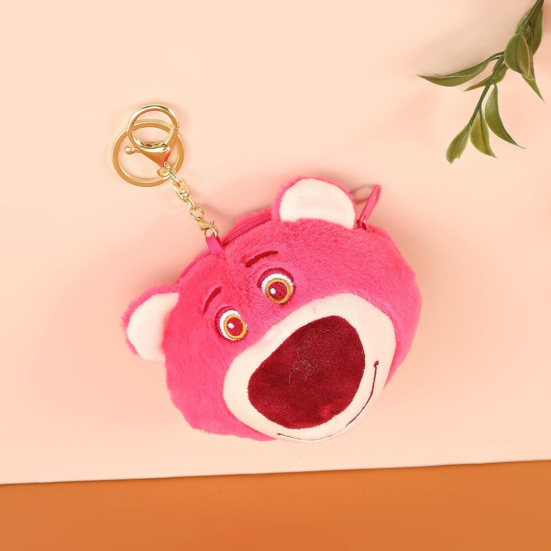 Lotso Huggin Bear Pouch & Keychain. - TinyBo