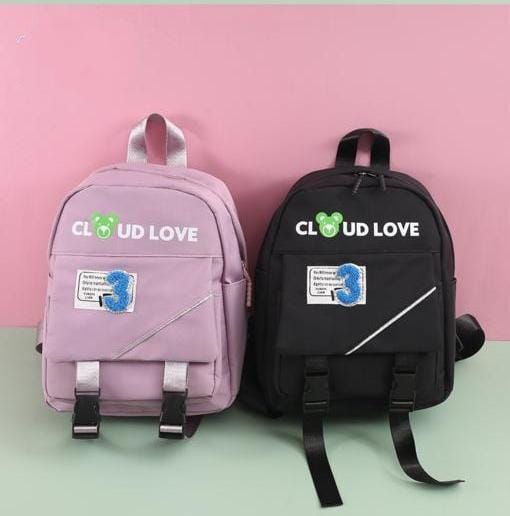 Cloud Love Printed Mini Backpack. - TinyBo