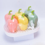 Load image into Gallery viewer, Capsicum Shape  6pc Ice Candy Mold.
