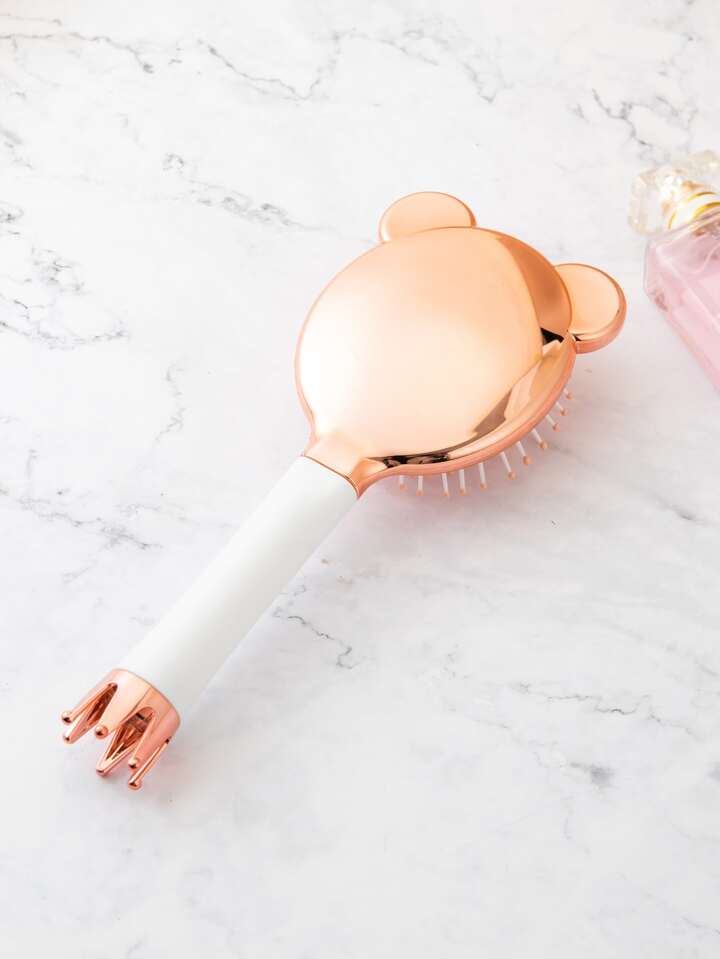 Stylish & shiny teddy shape brush .