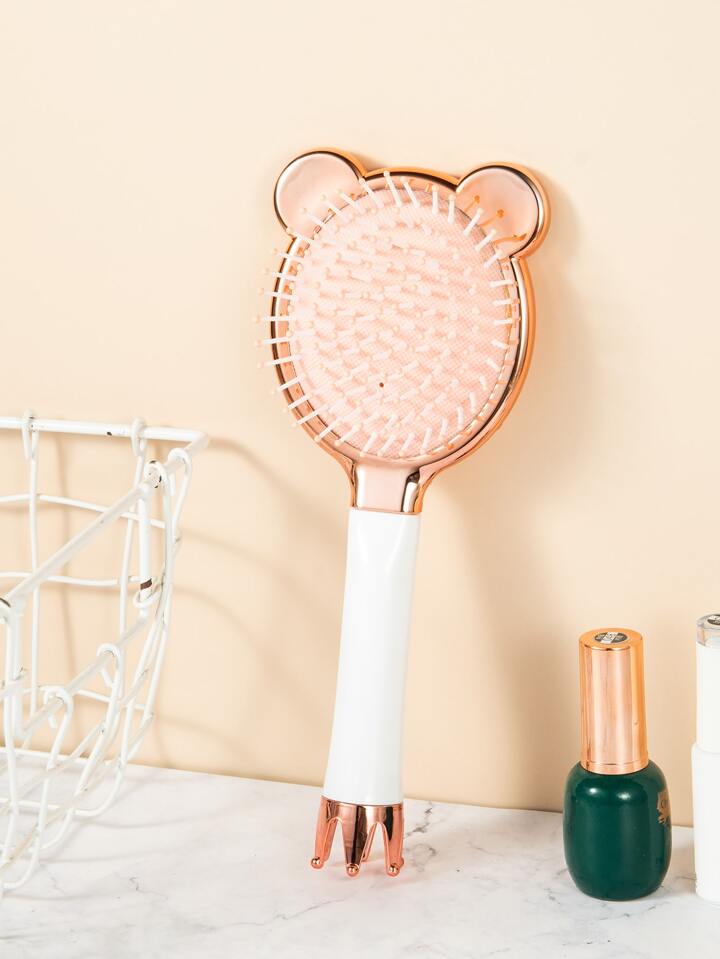 Stylish & shiny teddy shape brush .