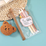 Load image into Gallery viewer, Teddy Keychain With  3pc Pen Set .
