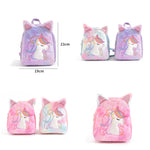 Load image into Gallery viewer, Printed Unicorn Mini Backpack. - TinyBo
