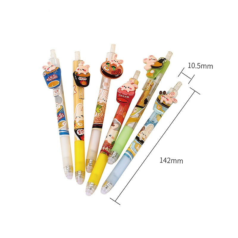 Cup And Noodles Theme Erasable Mechanical Pen.