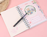 Load image into Gallery viewer, Sweet Bunny 3D Bookmark Kawaii Diary.
