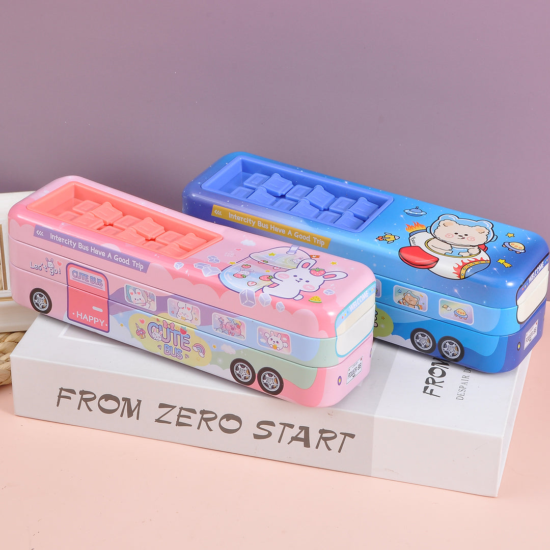 Space Bus Pencil Box. - TinyBo