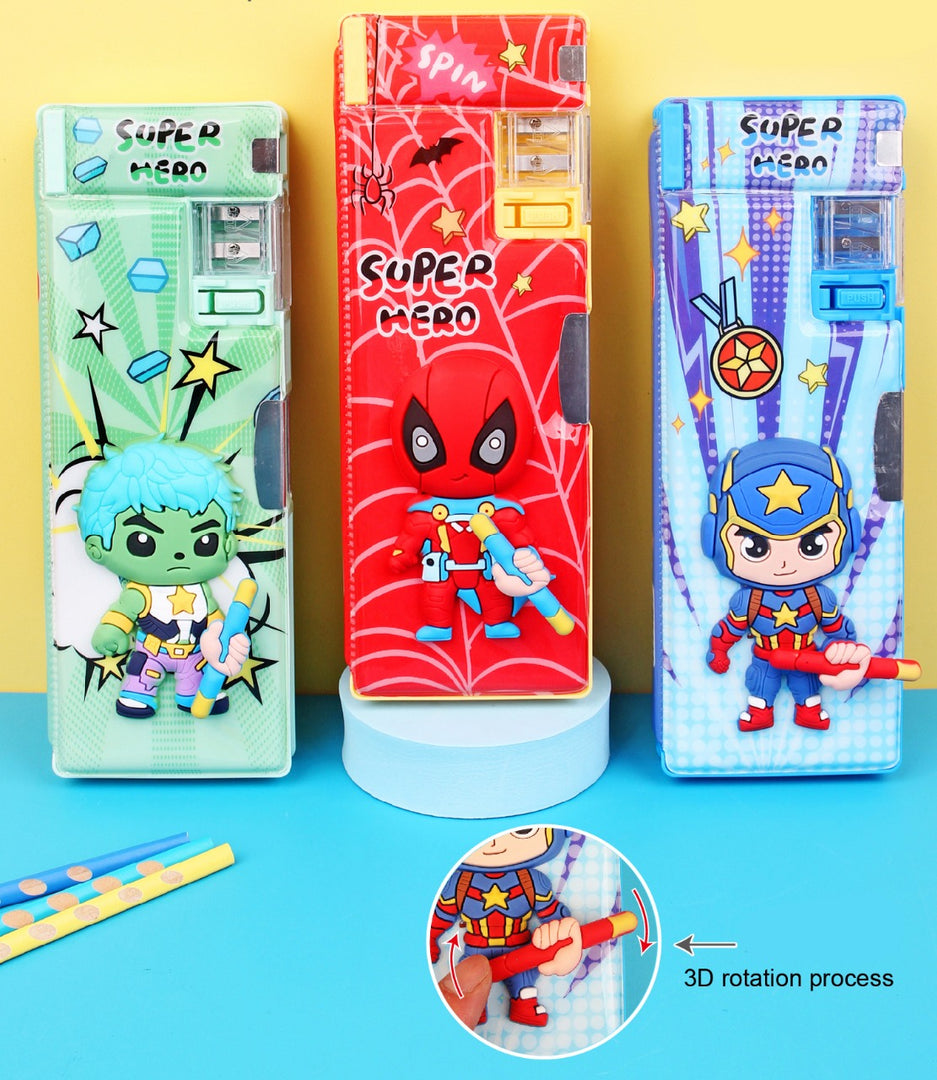 Superhero Theme Pencil Case