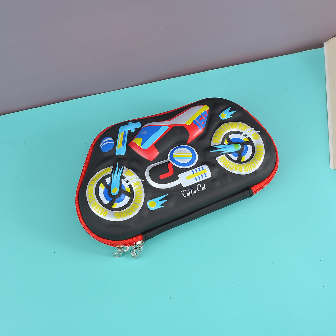 Trendy Bike Shaped Pencil Case - TinyBo