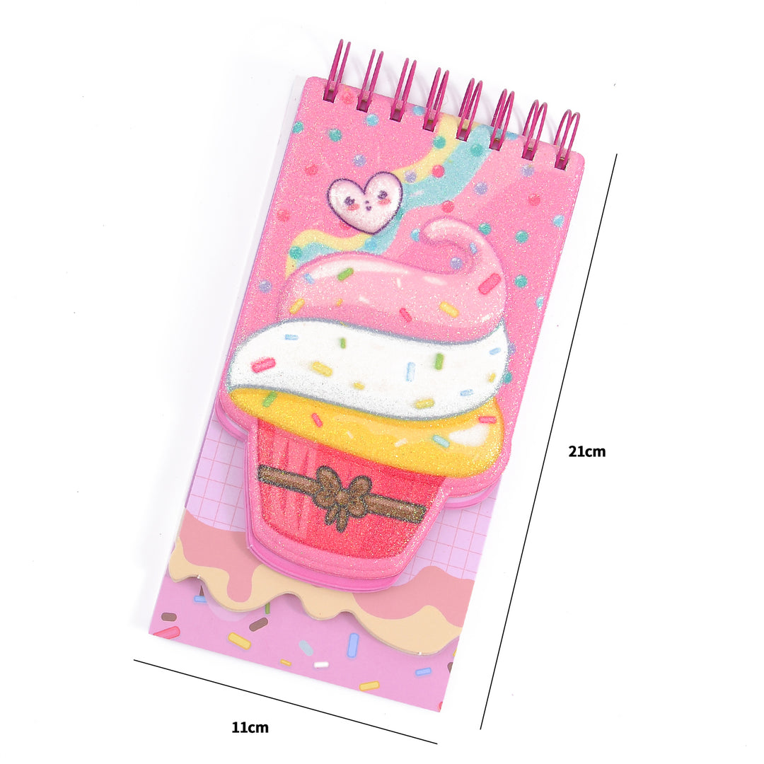 Desirable Glittery Ice Cream Diary. - TinyBo