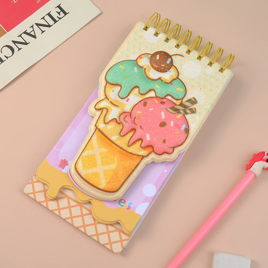 Desirable Glittery Ice Cream Diary.