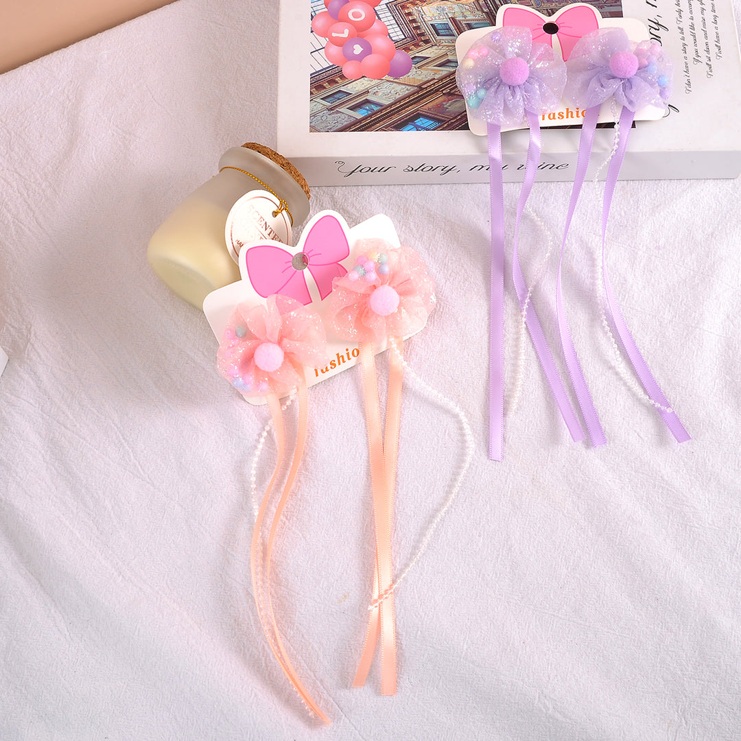 Fashionable Ribbon Bow Hair Clip.