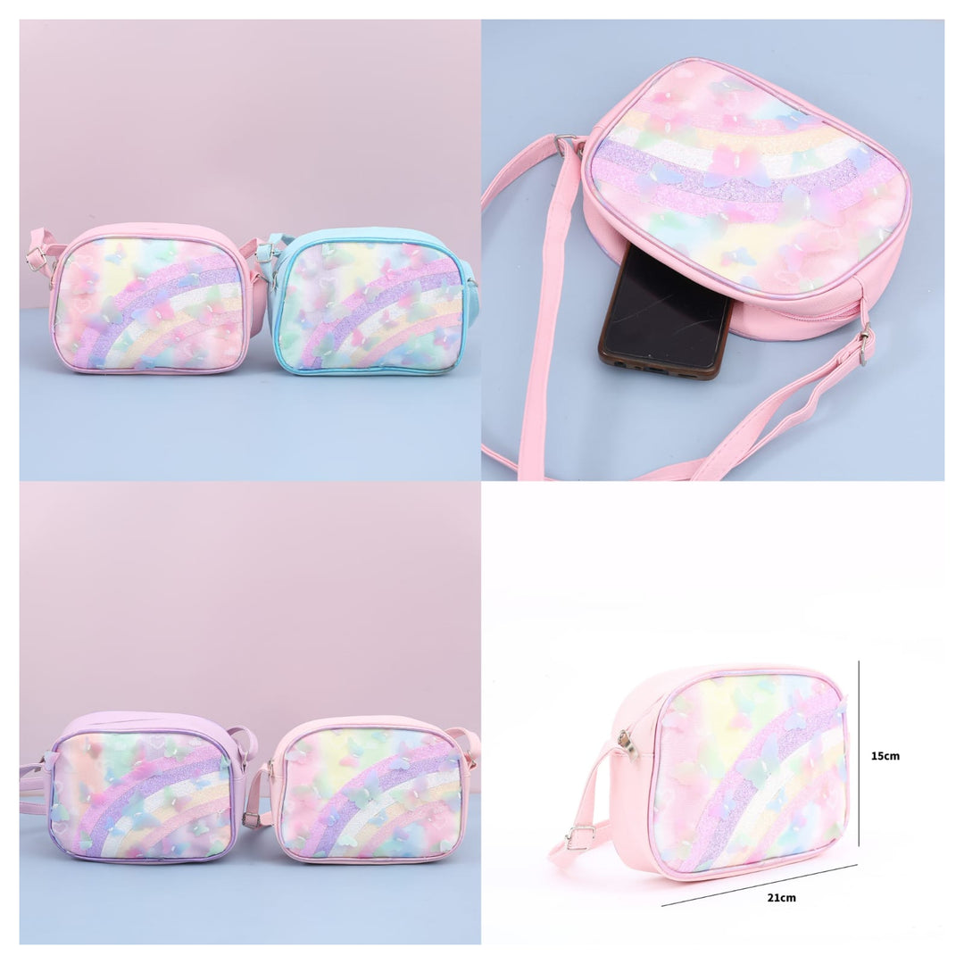 Rainbow Theme Side Sling Bag. - TinyBo