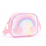 Load image into Gallery viewer, Stylish Glittery Rainbow Side Sling Bag
