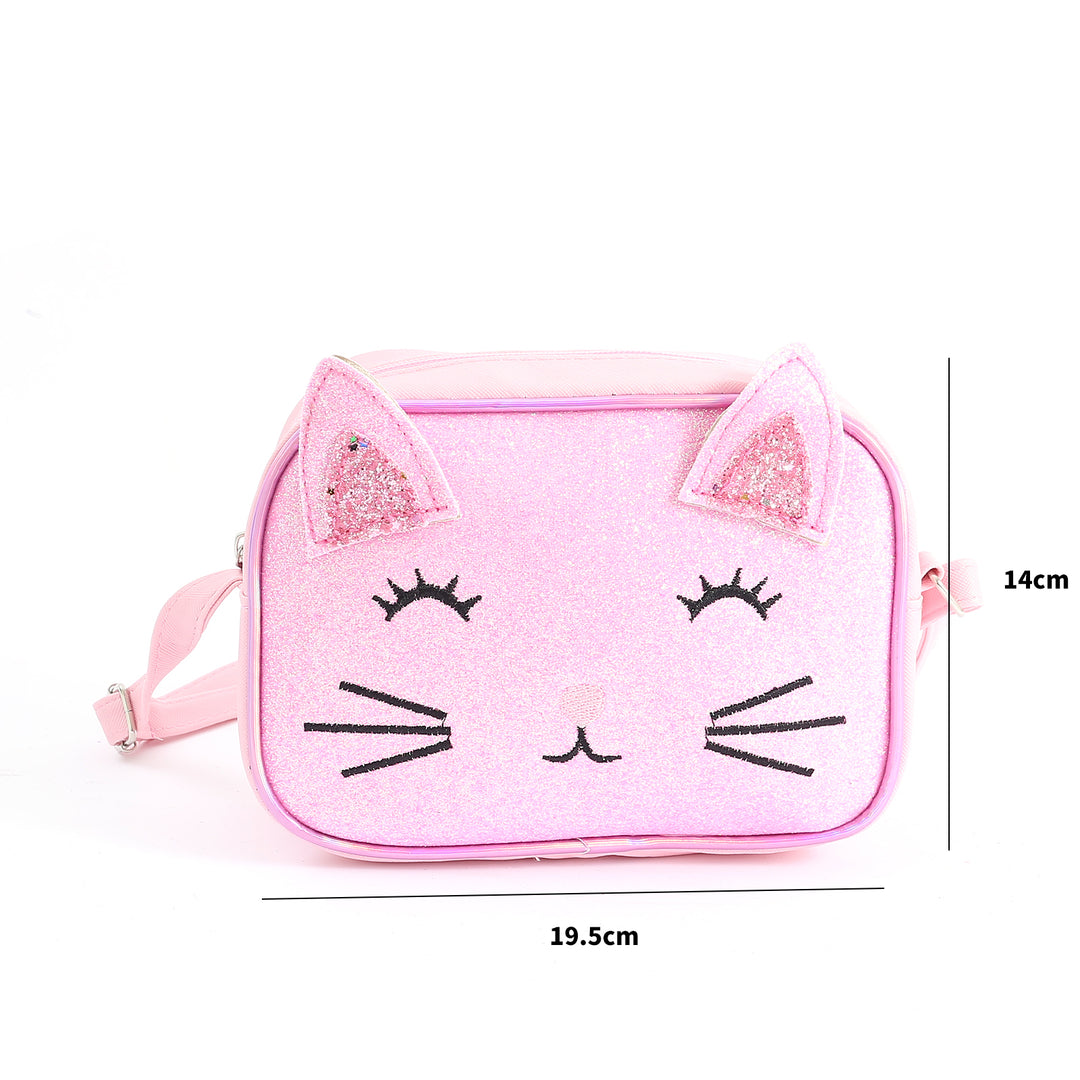 Blushing  Cat Side Sling Bag.