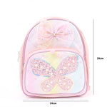 Load image into Gallery viewer, Printed Butterfly Theme Mini Backpack.
