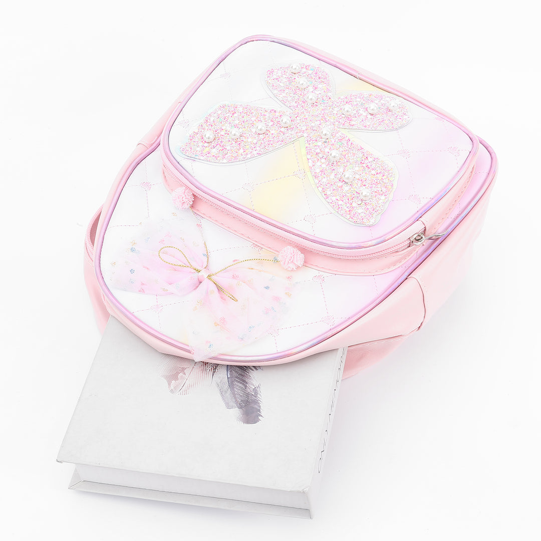 Printed Butterfly Theme Mini Backpack. - TinyBo