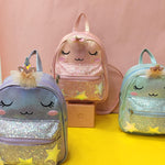 Load image into Gallery viewer, Unicorn Faces Theme Mini Backpack. - TinyBo
