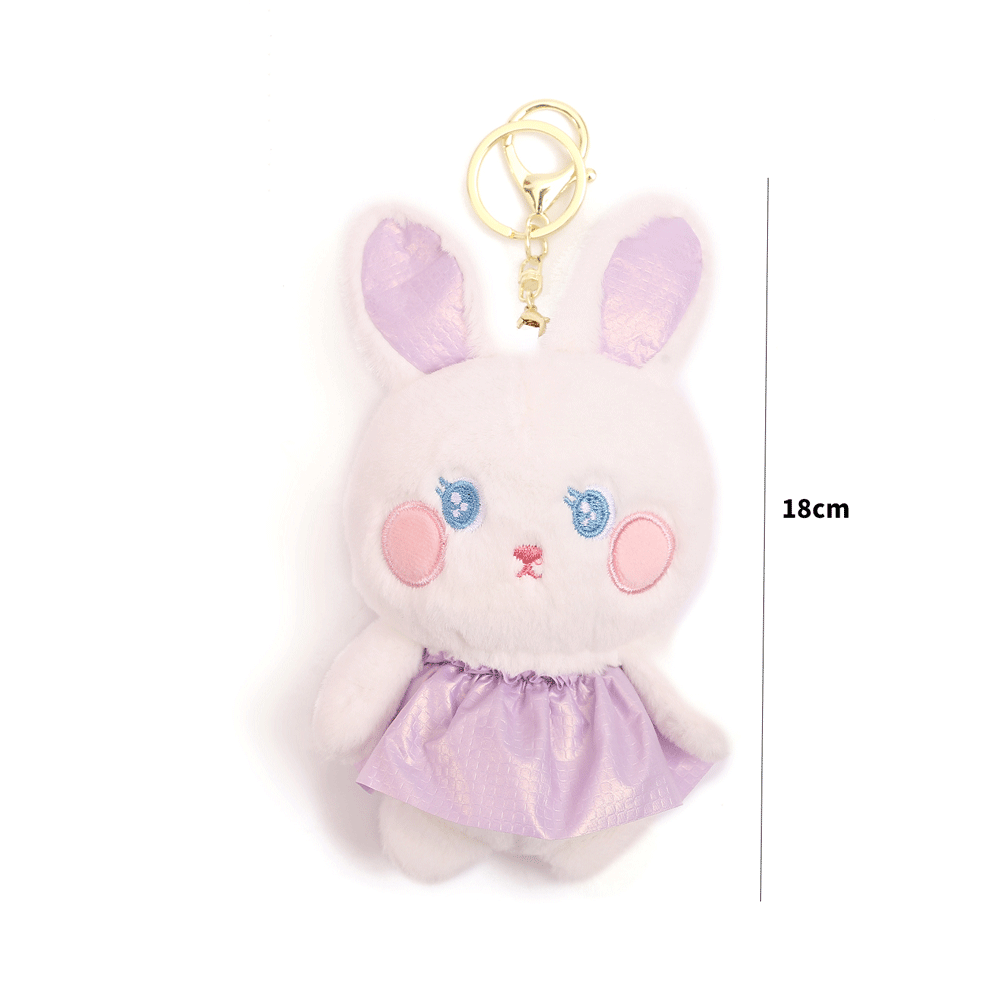 Sweet hare anime plush keychain. - TinyBo