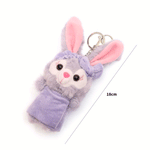 Load image into Gallery viewer, Pretty rabbit in a very unique style keychain - TinyBo
