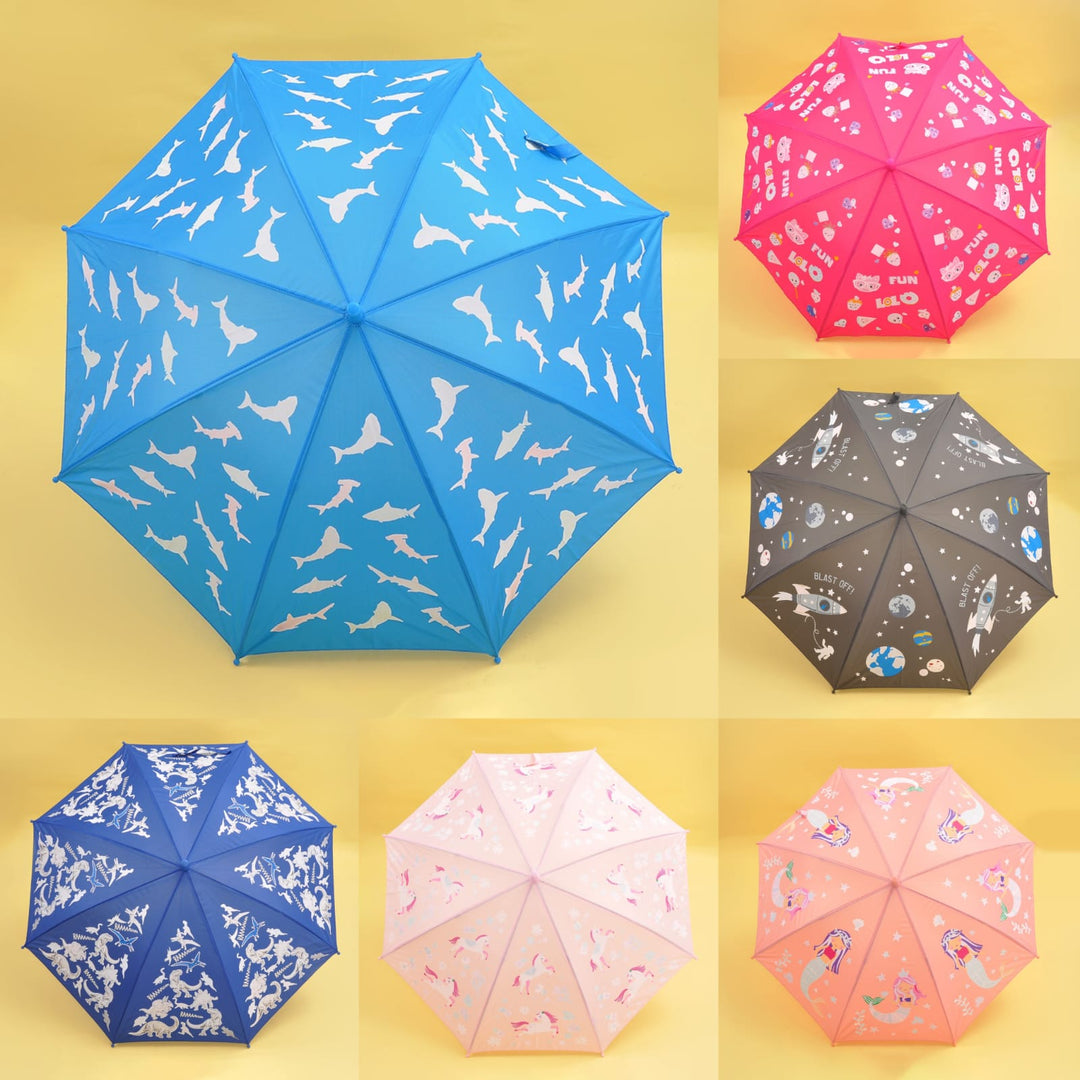 Color Changing Umbrellas