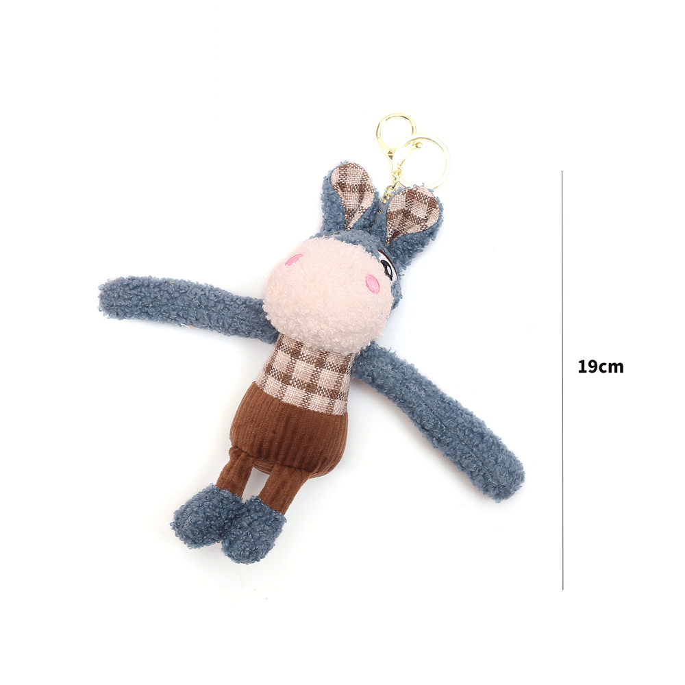 Little Burro In Plush Keychain. - TinyBo