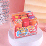 Load image into Gallery viewer, Fast Food Theme Long Eraser Set. - TinyBo
