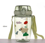 Load image into Gallery viewer, Transparent Sipper Water Bottle(670ml).
