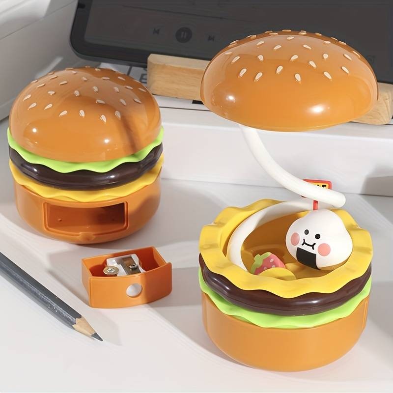 Burger shaped lamp.