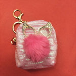 Load image into Gallery viewer, 2 in 1 Stylish Coin pouch And  Keychain.
