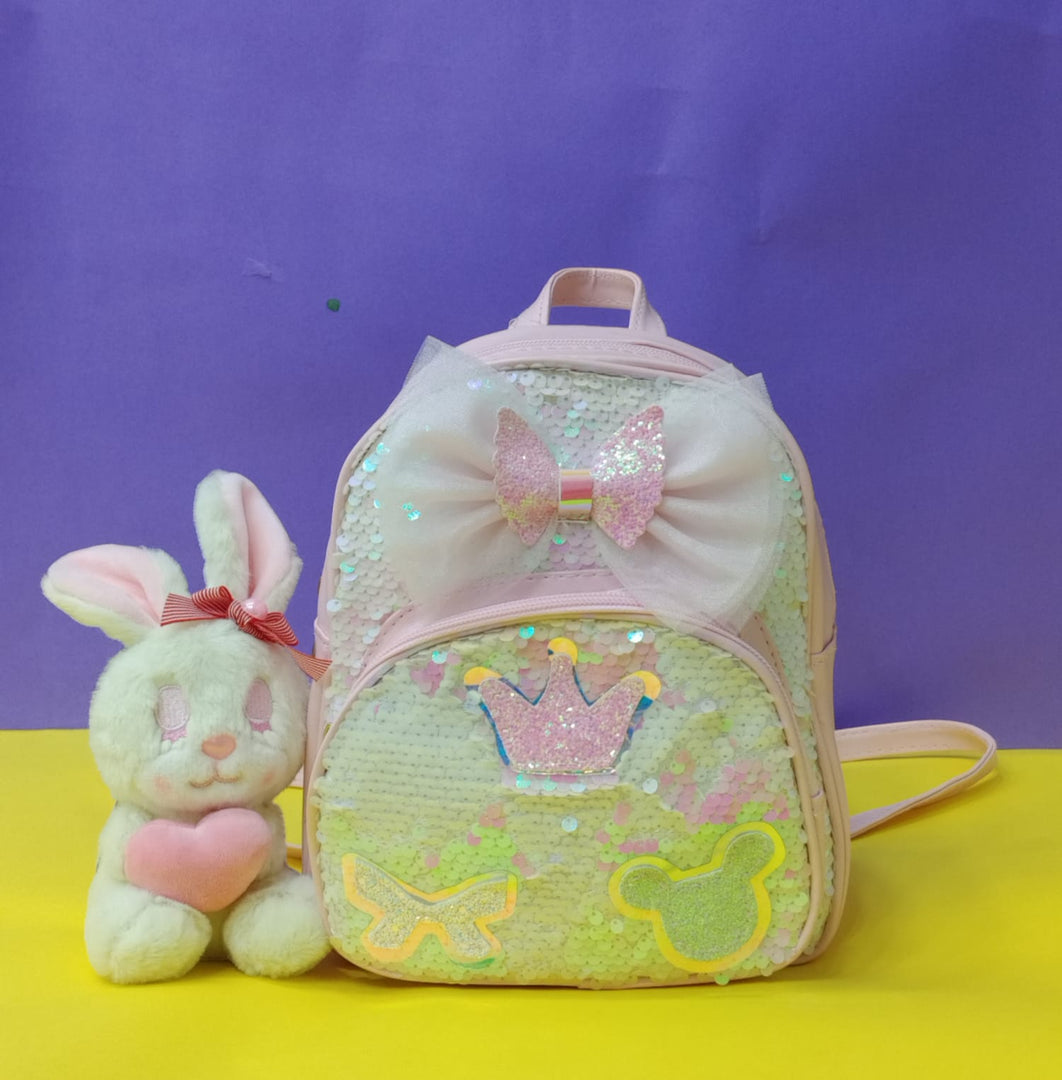 Mini Sequence Bow Backpack. - TinyBo