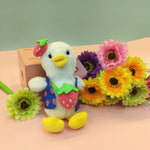 Load image into Gallery viewer, Traveling Duckling Plush Keychain. - TinyBo
