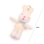 Load image into Gallery viewer, Stylish cute starry eyes sweet rabbit plush keychain. - TinyBo
