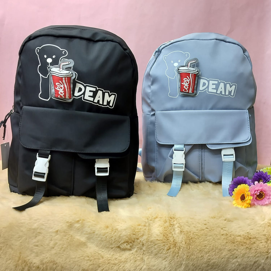 Coke Bear Theme Fancy Backpack. - TinyBo