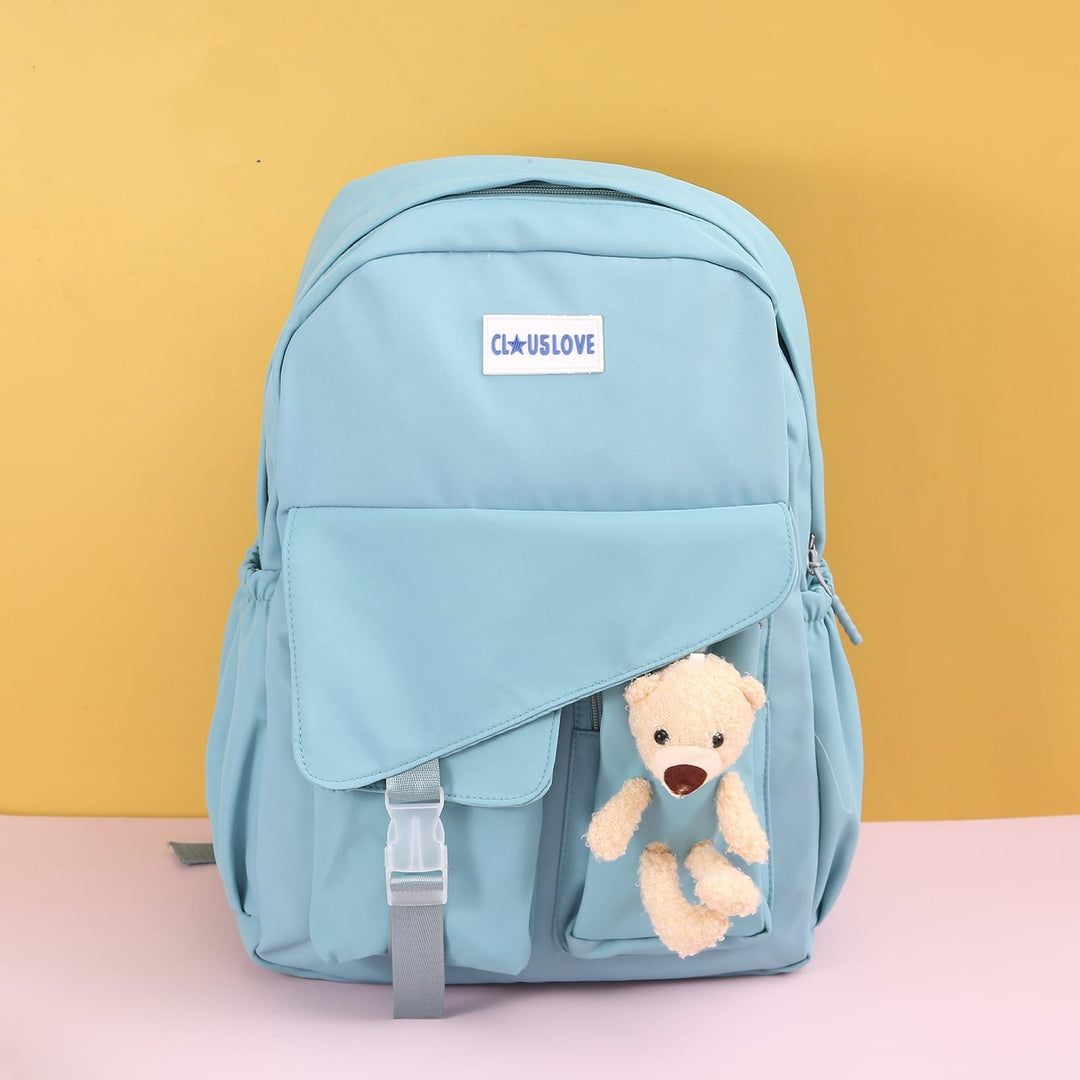 Stylish Teddy Backpack .