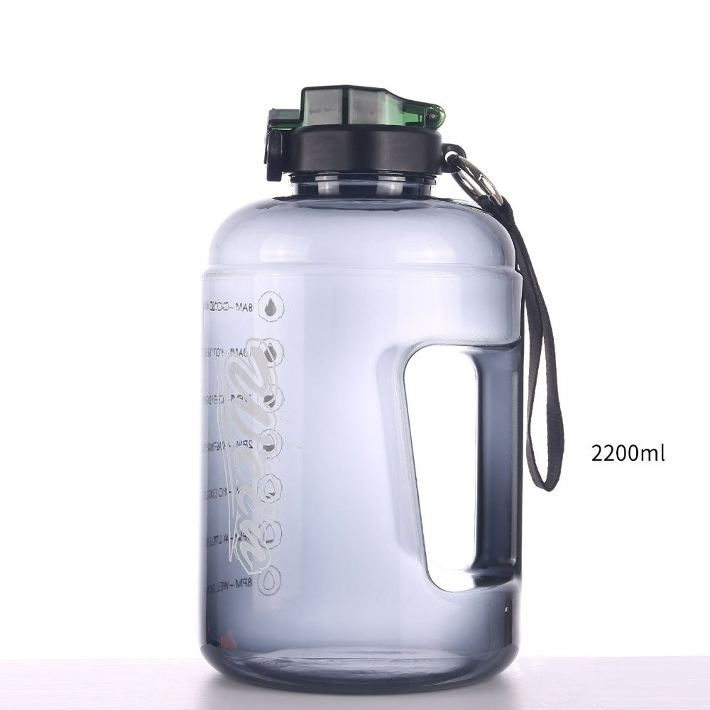 Super cool gym tumbler water bottle.(2.2L) - TinyBo