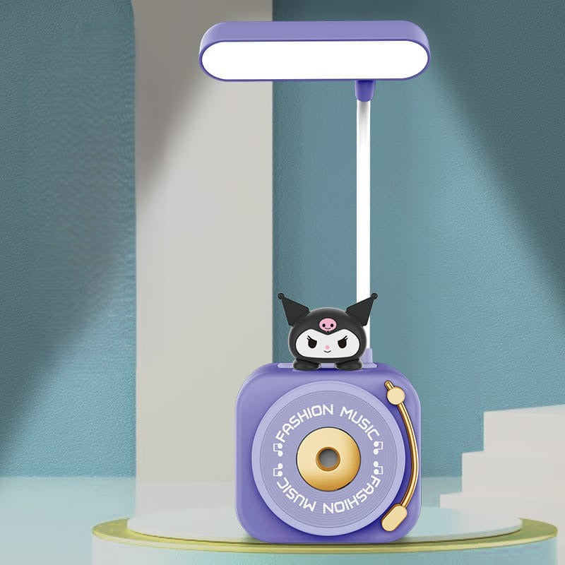 Kuromi Desk Lamp with Built-in Sharpener